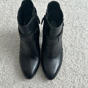 Tory Burch Leather Black Boots